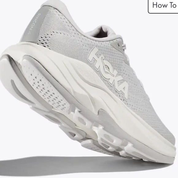 Hoka Women's Rincon 4 Athletic Shoes - Light Gray - Picture 4 of 11
